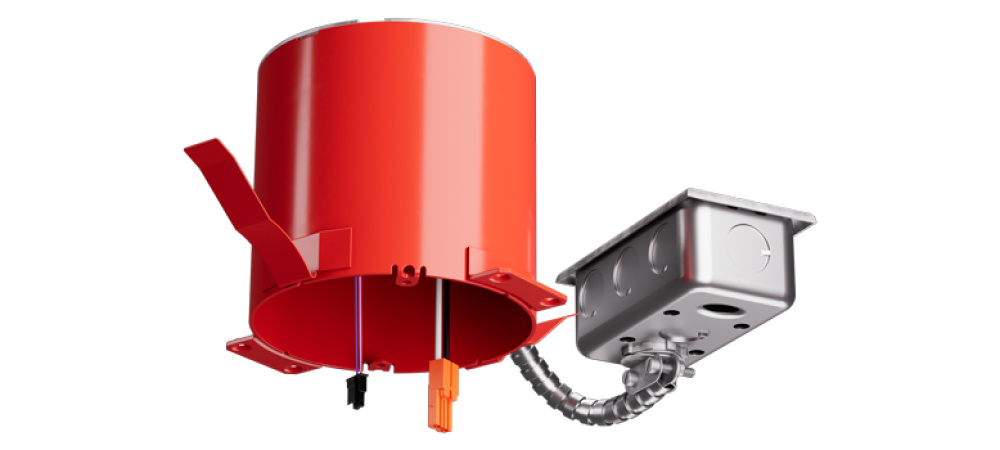 4" FIRE CAN IC AT 3 IN 1 W/ JBOX BTRY BU