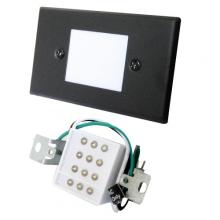 Elco Lighting ELST76N - Mini LED Step Light with Frosted Acrylic Lens