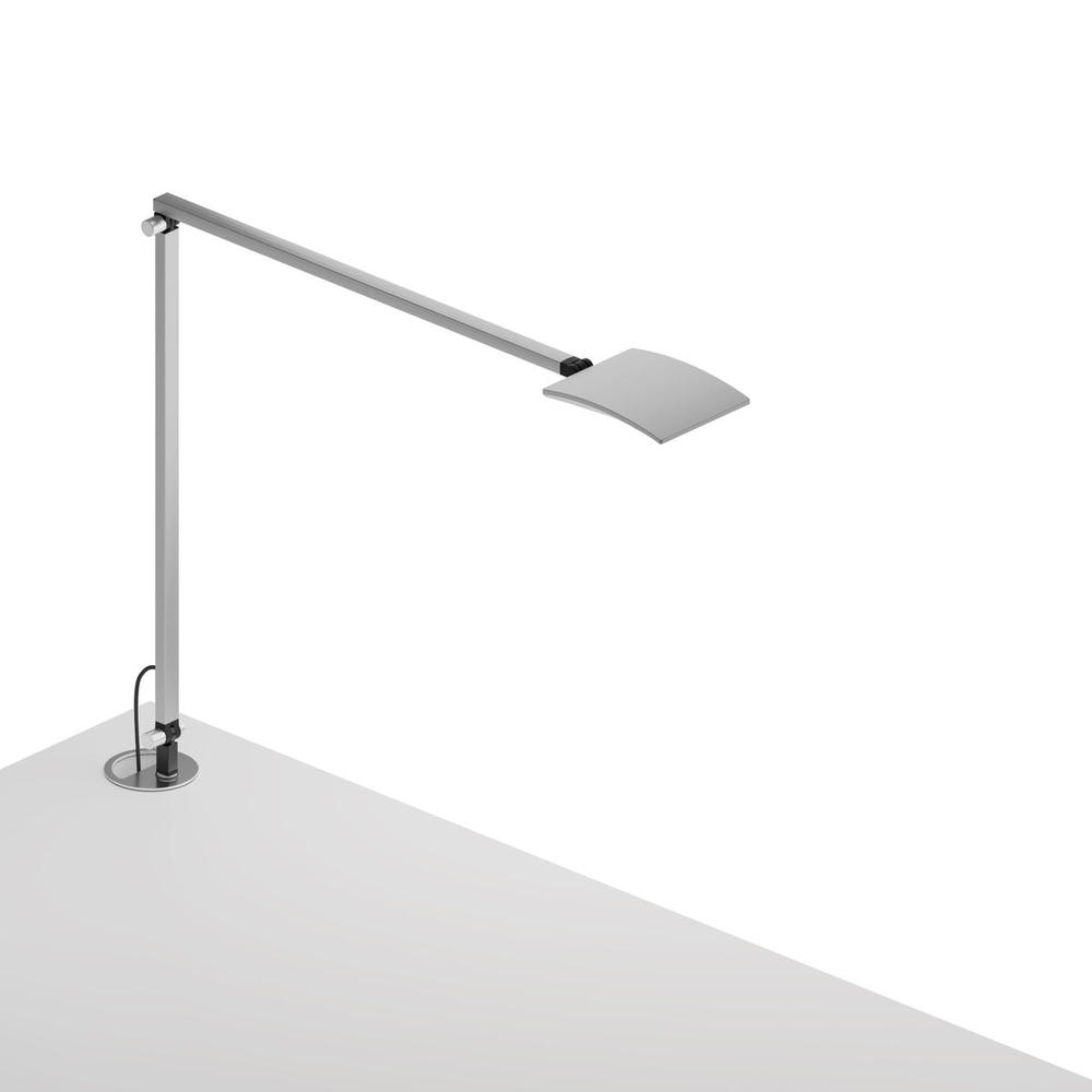Mosso Pro Desk Lamp with grommet mount (Silver)