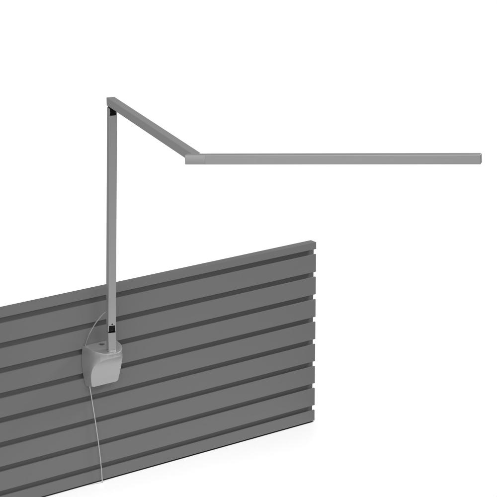 Z-Bar PRO LED Desk Lamp Gen 4 (Silver) with Slatwall Mount