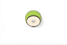Koncept Inc GRW-S-MBK-MGN-HW - Gravy Wall Sconce - Metallic Black body, Matte Green plates - Hardwire