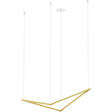 Koncept Inc ZBP-16-B-SW-GLD-CNP - Z-Bar Pendant Small Bird, Soft Warm, Gold, 34" x 10.5" x 6.7"