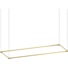 Koncept Inc ZBP-48-R-SW-GLD-CNP - Z-Bar Pendant Large Rectangle, Gold (16"/48" light bars)
