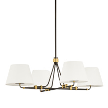 Hudson Valley 1064-AGB/DB - Crown Heights Chandelier