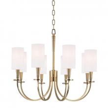 Hudson Valley 8028-AGB - Mason Chandelier