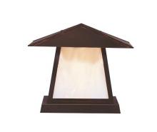 Arroyo Craftsman CC-12TTN-VP - 12" carmel column mount with t-bar overlay