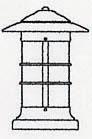 Arroyo Craftsman NC-9LOF-S - 9" newport long body column mount