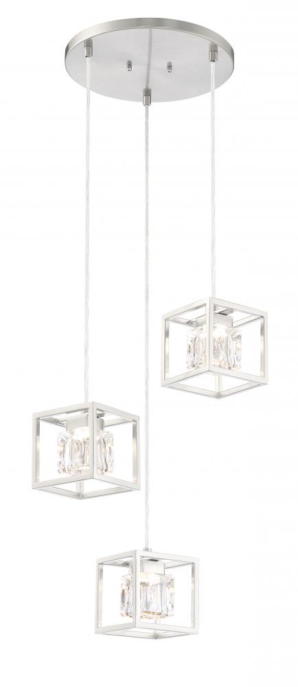 SAN MARIN - 3 LIGHT LED PAN PENDANT