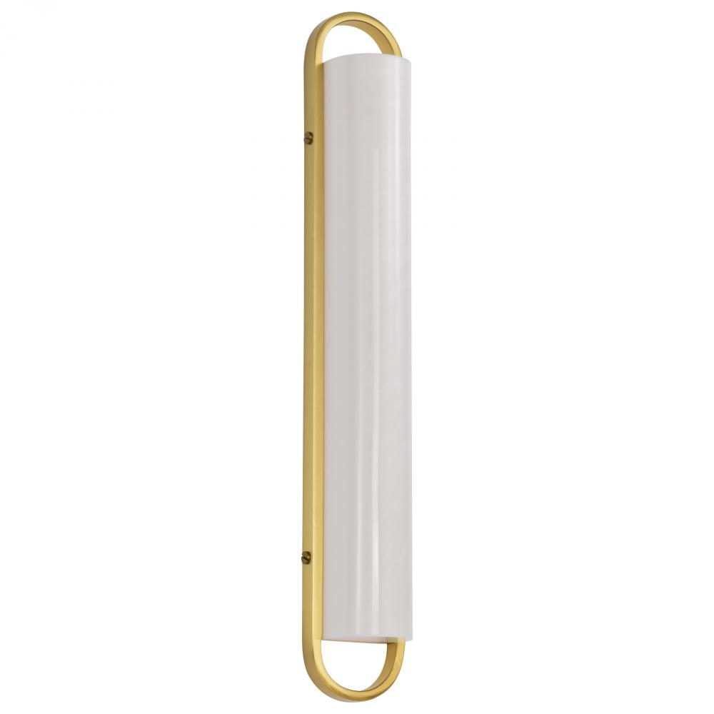 Velano; 24 Inch LED Vanity; Brushed Brass Finish