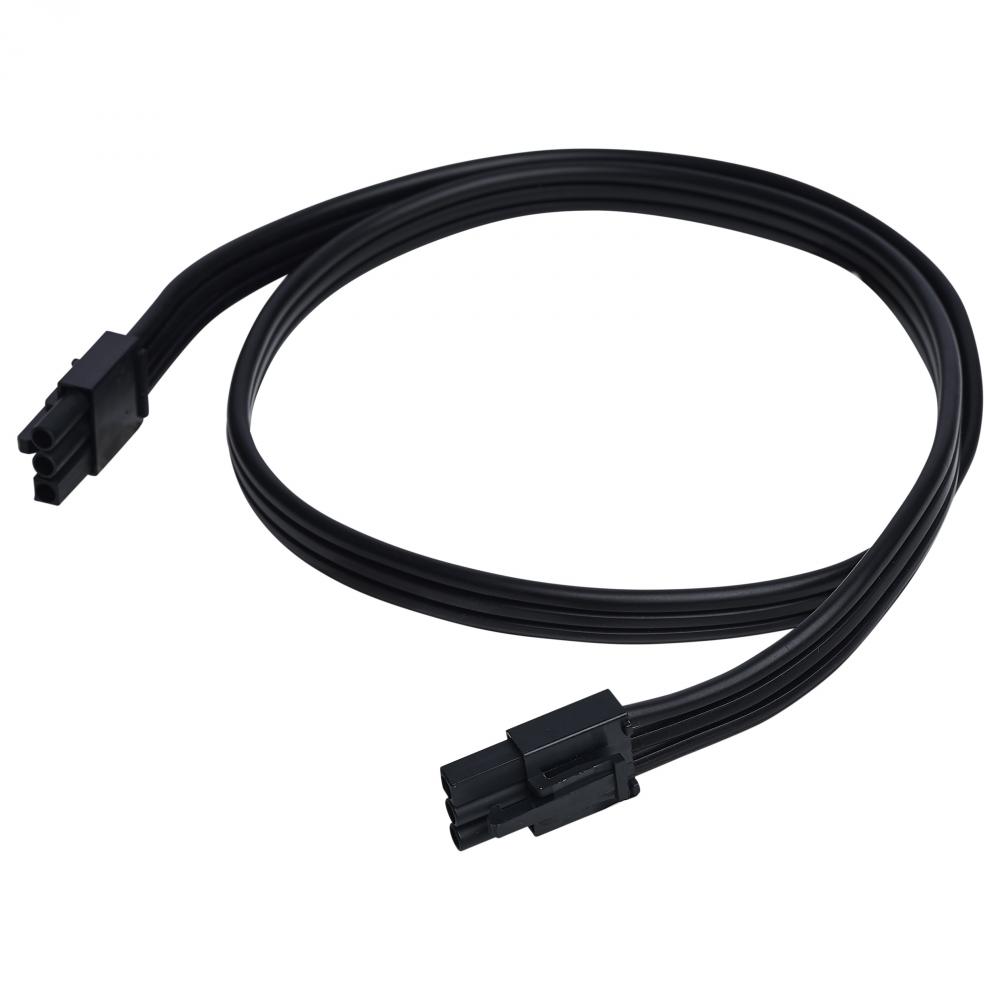 Under Cabinet Link Cable; 24-Inch; Black FInish