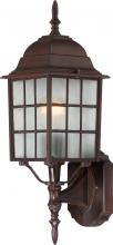 Nuvo 60/3478 - Adams - 1 Light - 18" Outdoor Wall with Frosted Glass; Color retail packaging