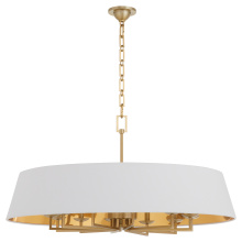 Quorum 8561-12-80 - KARNES 36" 12LT PENDANT - AGB