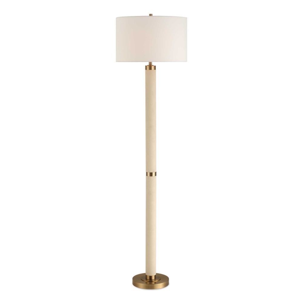 Uttermost Wessex White Floor Lamp