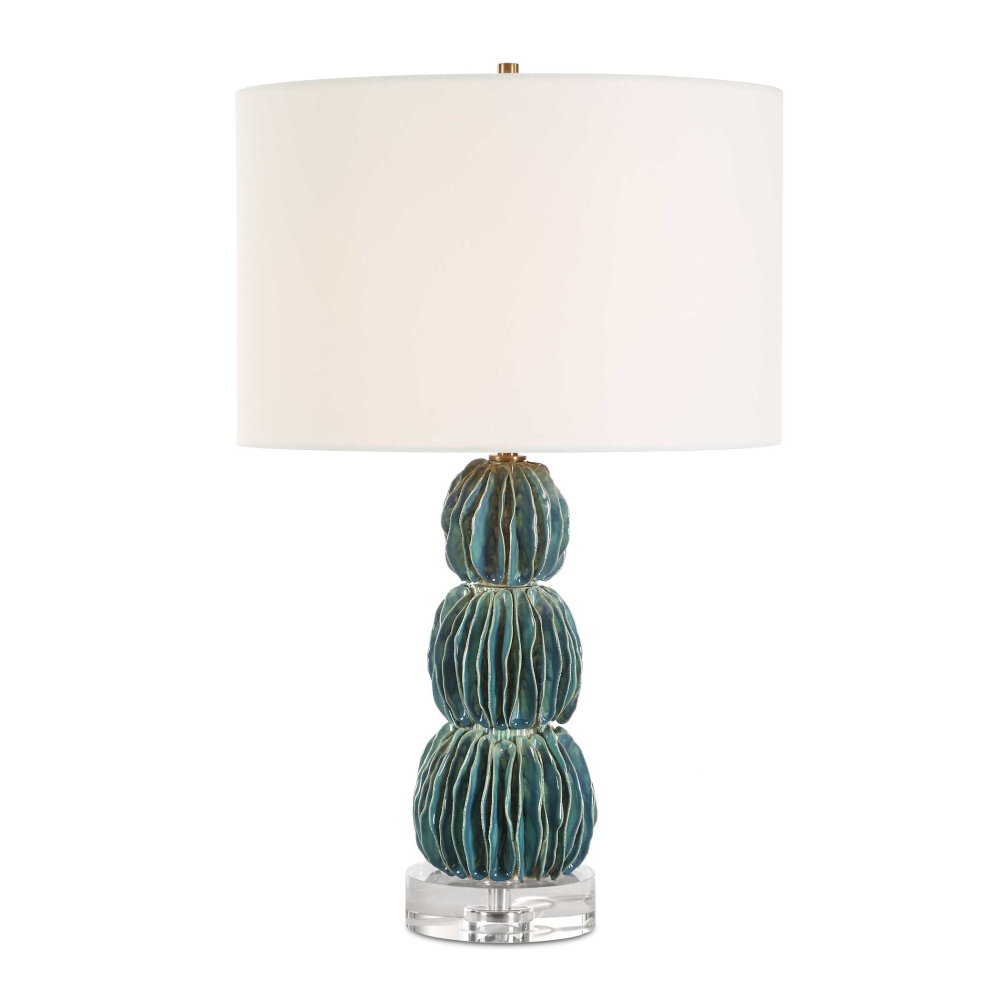 Uttermost Bonaire Teal Blue Table Lamp