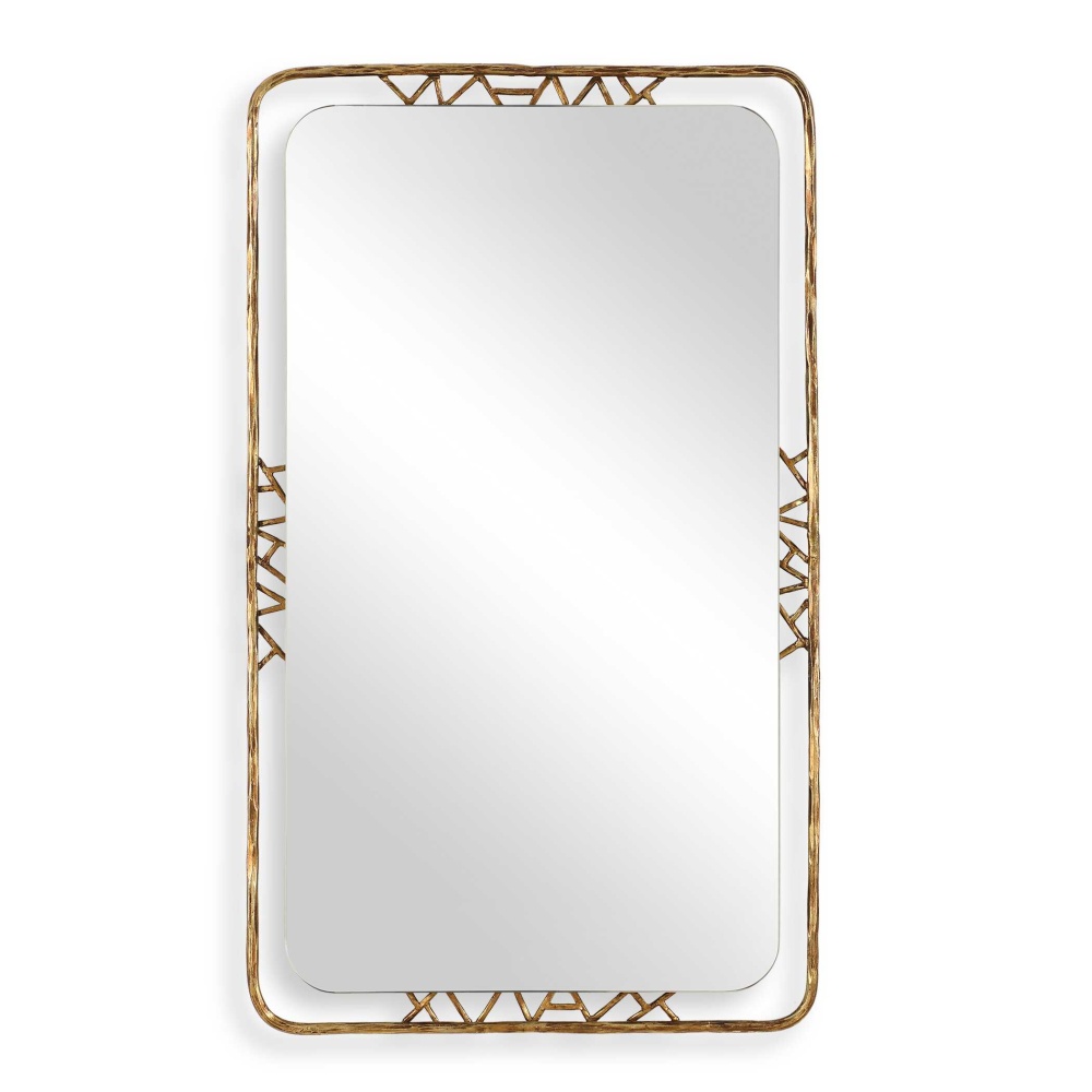 Uttermost Tahoma Antiqued Gold Mirror