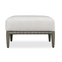 Uttermost 53124 - Uttermost Borneo White Cushion Outdoor Ottoman