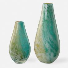 Uttermost 18157 - Uttermost High Tide Glass Vases Set/2