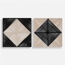 Uttermost 04330 - Uttermost Seeing Double Rope Wall Squares Set/2