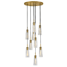 Fredrick Ramond FR31104HBR-CL - Large Adjustable Pendant