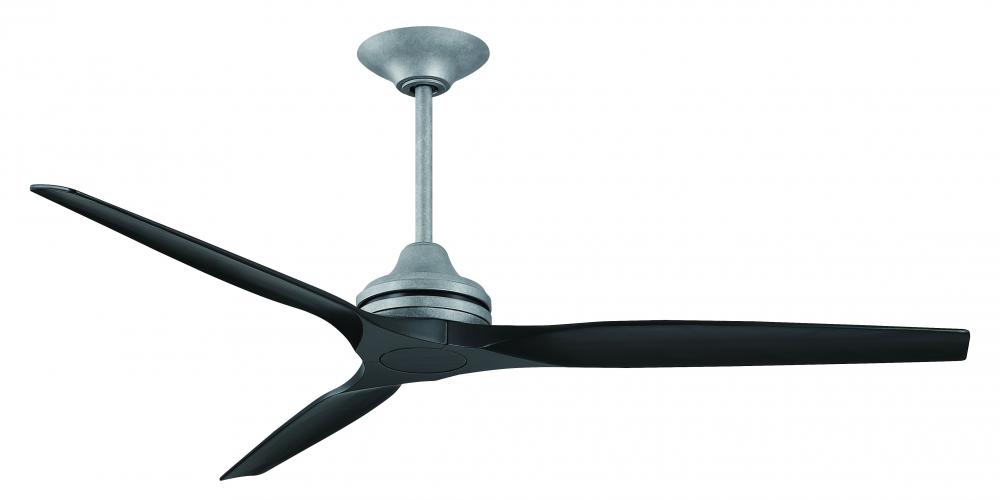 Spitfire DC Custom Indoor/Outdoor Ceiling Fan DC Motor - Galvanized