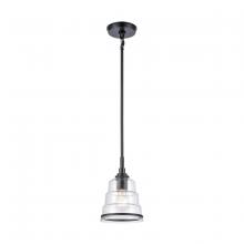 ELK Home 82164/1 - Boyer 6.5'' Wide 1-Light Mini Pendant - Matte Black