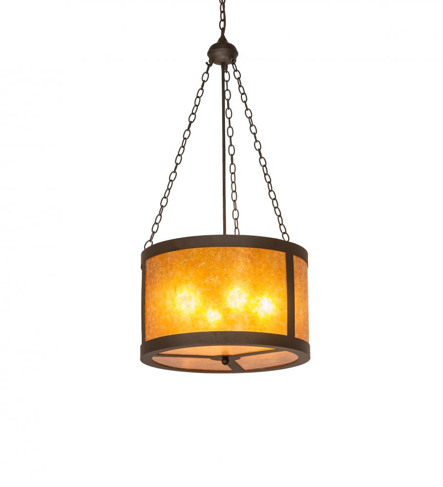 22" Wide Smythe Craftsman Inverted Pendant