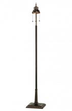 Meyda White 151141 - 67" MISSION FLOOR BASE/4LT"V"CLSTR