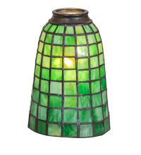 Meyda White 275510 - 5" Wide Terra Esmeralda Shade