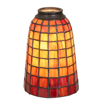 Meyda White 275511 - 5" Wide Terra Naranja Shade