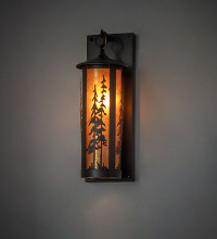Meyda White 277835 - 5" Wide Fulton Tall Pines Wall Sconce