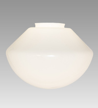 Meyda White 277902 - 16" Wide Revival Schoolhouse Traditional Globe Shade