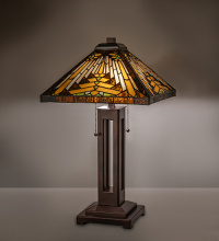 Meyda White 279996 - 24" High Nuevo Mission Table Lamp