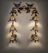 Meyda White 286814 - 30" Wide X 40" High Wisteria 6 Light Vanity Light