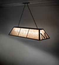 Meyda White 287721 - 60" Long Personalized "M" Oblong Pendant