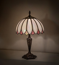 Meyda White 288293 - 25" High Daisy Table Lamp