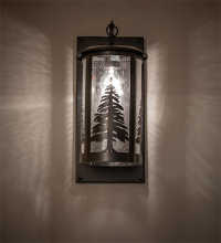 Meyda White 288562 - 8" Wide Fulton Tall Pines Wall Sconce