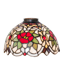 Meyda White 37690 - 8" Wide Renaissance Rose Shade