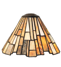 Meyda White 65630 - 8" Wide Delta Jadestone Shade